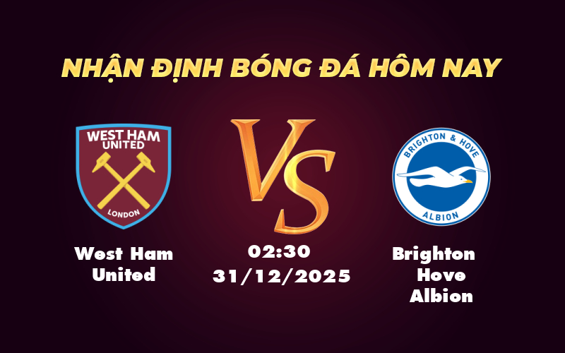 west ham united brighton hove albion 31 12 ngoai hang anh