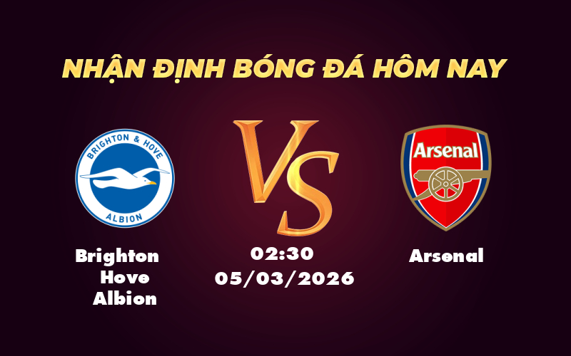 brighton hove albion arsenal 05 03 ngoai hang anh